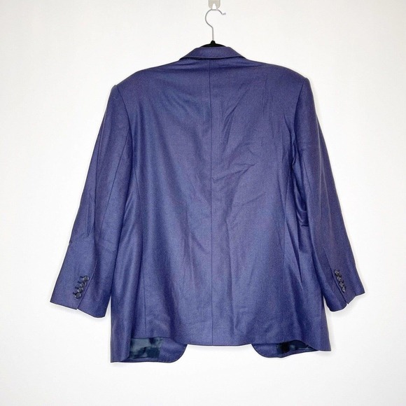 Men's Piacenza Silk Cashmere Blazer Navy Size 44 - Picture 2 of 6